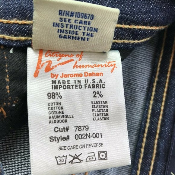 Citizens of Humanity Jeans Denim Women's 25. USA - Picture 10 of 12